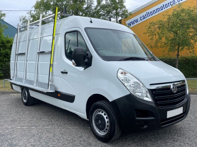 2014 64 Vauxhall Movano  R35 L3H2 [ GLAZIERS FRAIL RACK ] LWB P/V CDTI 125 BHP