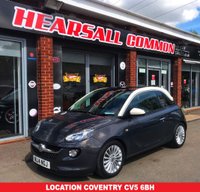 USED 2014 14 VAUXHALL ADAM 1.2 GLAM 3d 69 BHP HPI CLEAR LOVELY EXAMPLE ONLY 47K