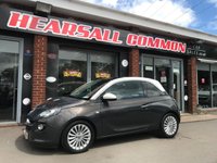 USED 2014 14 VAUXHALL ADAM 1.2 GLAM 3d 69 BHP HPI CLEAR LOVELY EXAMPLE ONLY 47K