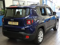 USED 2018 18 JEEP RENEGADE 1.4 LONGITUDE 5d 138 BHP SAT NAV CRUISE CONTROL 6 MONTHS GOLD WARRANTY 1 OWNER SERVICE HISTORY