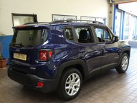 USED 2018 18 JEEP RENEGADE 1.4 LONGITUDE 5d 138 BHP SAT NAV CRUISE CONTROL 6 MONTHS GOLD WARRANTY 1 OWNER SERVICE HISTORY