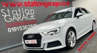 USED 2016 66 AUDI A3 1.4 TFSI S LINE 5d 148 BHP PEARL WHITE - SAT NAV - &pound;30 TAX - APPLE PLAY