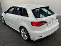 USED 2016 66 AUDI A3 1.4 TFSI S LINE 5d 148 BHP PEARL WHITE - SAT NAV - &pound;30 TAX - APPLE PLAY