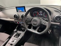 USED 2016 66 AUDI A3 1.4 TFSI S LINE 5d 148 BHP PEARL WHITE - SAT NAV - &pound;30 TAX - APPLE PLAY
