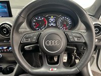 USED 2016 66 AUDI A3 1.4 TFSI S LINE 5d 148 BHP PEARL WHITE - SAT NAV - &pound;30 TAX - APPLE PLAY