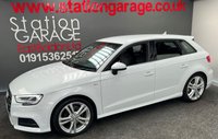 USED 2016 66 AUDI A3 1.4 TFSI S LINE 5d 148 BHP PEARL WHITE - SAT NAV - &pound;30 TAX - APPLE PLAY