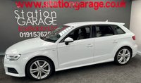 USED 2016 66 AUDI A3 1.4 TFSI S LINE 5d 148 BHP PEARL WHITE - SAT NAV - &pound;30 TAX - APPLE PLAY