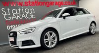 USED 2016 66 AUDI A3 1.4 TFSI S LINE 5d 148 BHP PEARL WHITE - SAT NAV - &pound;30 TAX - APPLE PLAY