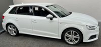USED 2016 66 AUDI A3 1.4 TFSI S LINE 5d 148 BHP PEARL WHITE - SAT NAV - &pound;30 TAX - APPLE PLAY