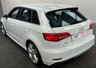 USED 2016 66 AUDI A3 1.4 TFSI S LINE 5d 148 BHP PEARL WHITE - SAT NAV - &pound;30 TAX - APPLE PLAY