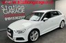 USED 2016 66 AUDI A3 1.4 TFSI S LINE 5d 148 BHP PEARL WHITE - SAT NAV - &pound;30 TAX - APPLE PLAY