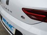 USED 2019 19 SEAT LEON 1.5 TSI EVO FR SPORT 5d 129 BHP Finished in NEVADA WHITE with FULL BLACK HEATED LEATHER. This Leon is a great all-rounder. It is great to drive, well equipped and roomy in the back, The 1.5 TSI 130 gives great economy (worth considering with the price of fuel). It is one of the very best sporty looking family cars. Features include Sat Nav, Full Heated Leather, DAB Radio, Virtual Dash, B/Tooth, Tinted Windows, 18" Alloys, Parking Sensors and much more. Just Servied with 12 Months MOT.