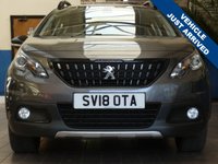 USED 2018 18 PEUGEOT 2008 1.2 PURETECH S/S GT LINE 5d 110 BHP SAT NAV PANORAMIC SUNROOF PARKING SENSORS FREE 12 MONTHS GOLD WARRANTY