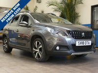 USED 2018 18 PEUGEOT 2008 1.2 PURETECH S/S GT LINE 5d 110 BHP SAT NAV PANORAMIC SUNROOF PARKING SENSORS FREE 12 MONTHS GOLD WARRANTY
