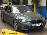 USED 2017 67 BMW 3 SERIES 2.0 330E M SPORT SHADOW EDITION 4d 249 BHP SAT NAV LEATHER HEATED SEATS 6 MONTHS GOLD WARRANTY
