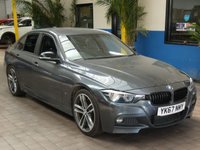 USED 2017 67 BMW 3 SERIES 2.0 330E M SPORT SHADOW EDITION 4d 249 BHP SAT NAV LEATHER HEATED SEATS 6 MONTHS GOLD WARRANTY