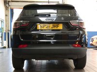 USED 2021 21 JEEP COMPASS 1.4 MULTIAIR II NIGHT EAGLE 5d 138 BHP SAT NAV PART LEATHER INTERIOR NEARLY NEW BARGAIN