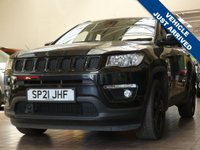 USED 2021 21 JEEP COMPASS 1.4 MULTIAIR II NIGHT EAGLE 5d 138 BHP SAT NAV PART LEATHER INTERIOR NEARLY NEW BARGAIN