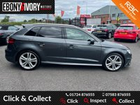 USED 2014 64 AUDI A3 2.0 TDI S LINE 5d 148 BHP AUDI SERVICE HISTORY + SAT NAV + BLUETOOTH + CLIMATE CONTROL + 1 YEAR MOT