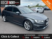USED 2014 64 AUDI A3 2.0 TDI S LINE 5d 148 BHP AUDI SERVICE HISTORY + SAT NAV + BLUETOOTH + CLIMATE CONTROL + 1 YEAR MOT
