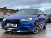 USED 2014 64 AUDI S1 2.0 S1 QUATTRO 3d 228 BHP MEDIA+AUX+NAVIGATION+PRIVACY GLASS+PARKING SENSORS+CLIMATE+LEATHER TRIM+HEATED LEATHER SEATS+BLUETOOTH+USB+ALLOYS+DAB