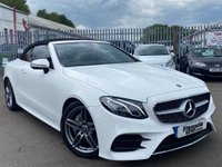 USED 2018 68 MERCEDES-BENZ E-CLASS 2.0 E 220 D AMG LINE PREMIUM 2d 192 BHP ONLY 1 OWNER PLUS SUPPLYING DEALER+STUNNING STUNNING EXAMPLE+LOW MILEAGE+SERVICE HISTORY+SATELLITE NAVIGATION+BLUETOOTH+PARK ASSIST AND MUCH MUCH MORE+THIS VEHICLE MUST BE SEEN+READY TO DRIVE AWAY TODAY+FINANCE AND EXTENDED WARRANTY AVAILABLE ON THIS USED VEHICLE!!!!!!!