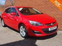 USED 2013 13 VAUXHALL ASTRA 1.4 SRI 5d 98 BHP LOW MILES- FULL VAUXHALL SERVICE HISTORY