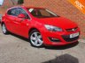 USED 2013 13 VAUXHALL ASTRA 1.4 SRI 5d 98 BHP LOW MILES- FULL VAUXHALL SERVICE HISTORY