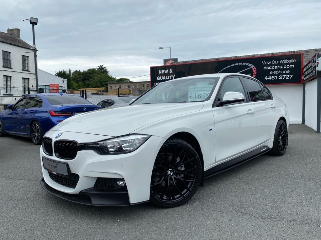 USED 2015 65 BMW 3 SERIES 2.0 320D M SPORT 4d 188 BHP FULL BLACK SPORTS LEATHER