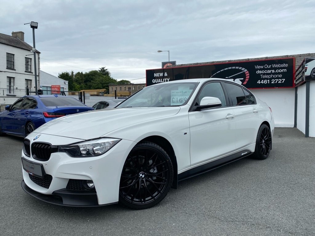 USED 2015 65 BMW 3 SERIES 2.0 320D M SPORT 4d 188 BHP FULL BLACK SPORTS LEATHER