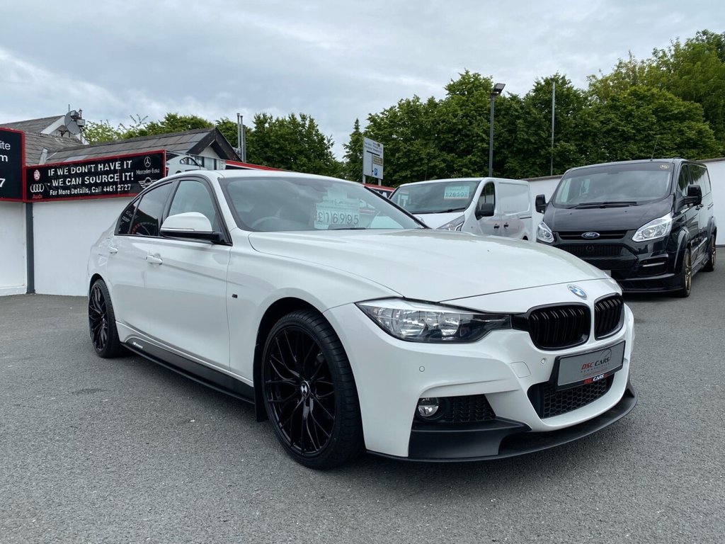 USED 2015 65 BMW 3 SERIES 2.0 320D M SPORT 4d 188 BHP FULL BLACK SPORTS LEATHER