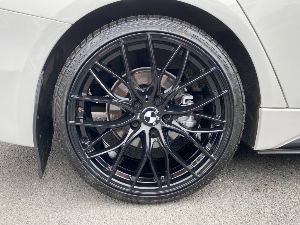 USED 2015 65 BMW 3 SERIES 2.0 320D M SPORT 4d 188 BHP FULL BLACK SPORTS LEATHER