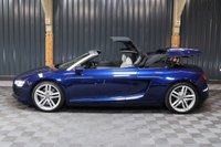 USED 2013 13 AUDI R8 4.2 SPYDER V8 QUATTRO 2d 424 BHP LOW MILEAGE STUNNING R8 SPYDER IN ESTORIL BLUE