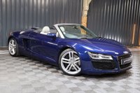 USED 2013 13 AUDI R8 4.2 SPYDER V8 QUATTRO 2d 424 BHP LOW MILEAGE STUNNING R8 SPYDER IN ESTORIL BLUE