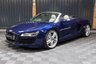USED 2013 13 AUDI R8 4.2 SPYDER V8 QUATTRO 2d 424 BHP LOW MILEAGE STUNNING R8 SPYDER IN ESTORIL BLUE