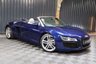 USED 2013 13 AUDI R8 4.2 SPYDER V8 QUATTRO 2d 424 BHP LOW MILEAGE STUNNING R8 SPYDER IN ESTORIL BLUE