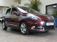 USED 2012 RENAULT SCENIC 1.5 dCi Dynamique TomTom 5dr [Luxe Pack] [S/S] Sat Nav, Cruise Control, Speed Limiter, Elec folding mirrors, Half Leather, Lane Departure
