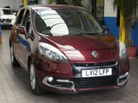 USED 2012 RENAULT SCENIC 1.5 dCi Dynamique TomTom 5dr [Luxe Pack] [S/S] Sat Nav, Cruise Control, Speed Limiter, Elec folding mirrors, Half Leather, Lane Departure