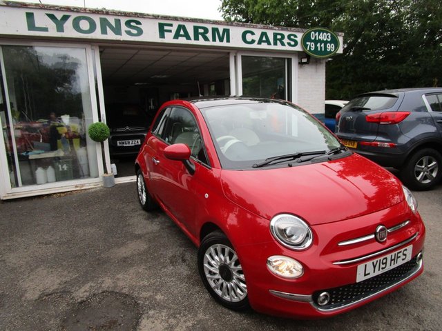 2019 19 Fiat 500 1.2 LOUNGE DUALOGIC 3d 69 BHP NEW SHAPE AUTOMATIC