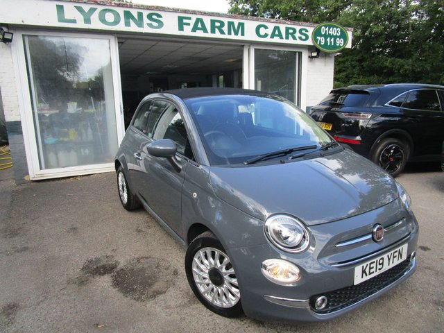 2019 19 Fiat 500c 1.2 LOUNGE 2d 69 BHP NEW SHAPE CONVERTIBLE