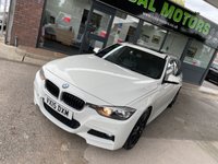 USED 2015 15 BMW 3 SERIES 3.0 330D M SPORT TOURING 5d 255 BHP +  BLACK LEATHER WITH HEATED SEATS + BLUETOOTH + FULL SERVICE HISTORY + PAN ELECTRIC SUNROOF+