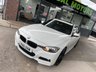 USED 2015 15 BMW 3 SERIES 3.0 330D M SPORT TOURING 5d 255 BHP +  BLACK LEATHER WITH HEATED SEATS + BLUETOOTH + FULL SERVICE HISTORY + PAN ELECTRIC SUNROOF+