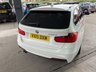 USED 2015 15 BMW 3 SERIES 3.0 330D M SPORT TOURING 5d 255 BHP +  BLACK LEATHER WITH HEATED SEATS + BLUETOOTH + FULL SERVICE HISTORY + PAN ELECTRIC SUNROOF+