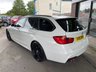 USED 2015 15 BMW 3 SERIES 3.0 330D M SPORT TOURING 5d 255 BHP +  BLACK LEATHER WITH HEATED SEATS + BLUETOOTH + FULL SERVICE HISTORY + PAN ELECTRIC SUNROOF+