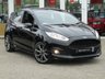 USED 2016 66 FORD FIESTA 1.0 ST-LINE 5d 124 BHP Finished in SHADOW BLACK MET with contrasting GREY Sports Cloth interior trim. This Fiesta is a small family 5 door car that you can really enjoy driving. Economical and cheap to run, stylish to look at and some great features. Specification includes, Zero Road tax, B/Tooth, DAB Radio, Alloys, Air Con and much more, makes this a must for the first time driver or small family. Serviced at 7466 miles, 13758 miles, 29033 miles and at 37251 miles.