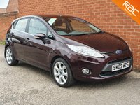 USED 2009 09 FORD FIESTA 1.2 ZETEC 5d 81 BHP 1 OWNER - FULL SERVICE HISTORY