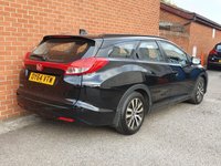 USED 2014 64 HONDA CIVIC 1.6 I-DTEC SE PLUS TOURER 5d 118 BHP &pound;0 ROAD TAX - DAB RADIO