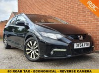 USED 2014 64 HONDA CIVIC 1.6 I-DTEC SE PLUS TOURER 5d 118 BHP &pound;0 ROAD TAX - DAB RADIO
