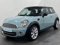USED 2011 61 MINI HATCH COOPER 1.6 COOPER 3d 122 BHP Ice Blue, Chilli pack, 17" Conical alloy wheels,