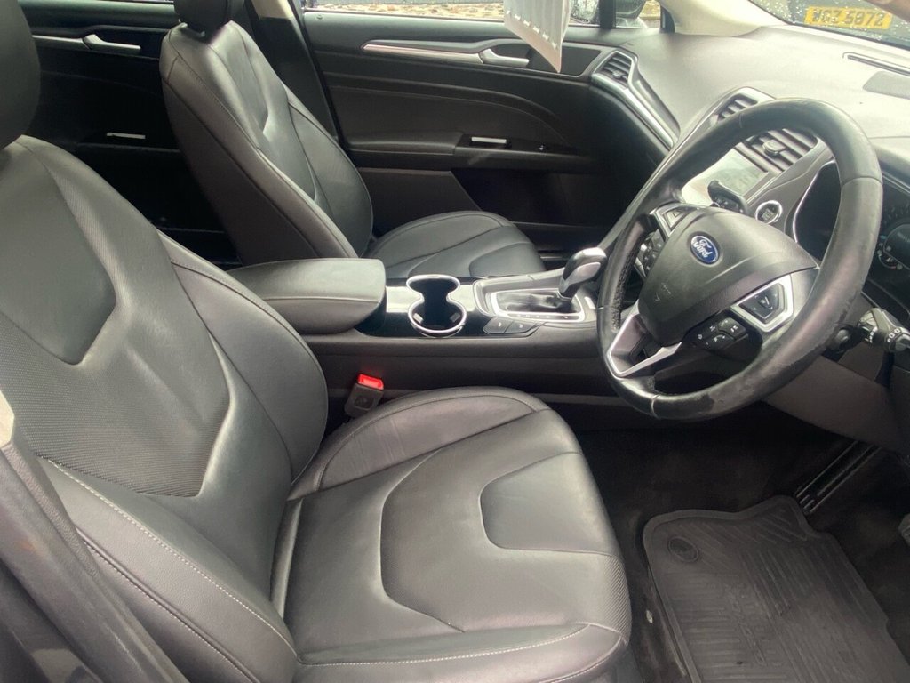 USED 2016 16 FORD MONDEO 2.0 TITANIUM TDCI 5d 177 BHP FULL BLACK LEATHER